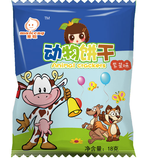 麥聰動物餅干紫菜味