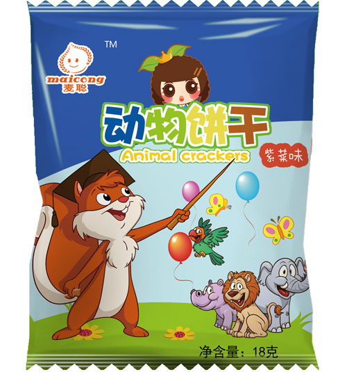 麥聰動物餅干紫菜味