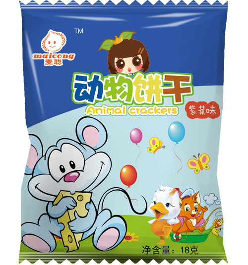 麥聰動物餅干紫菜味