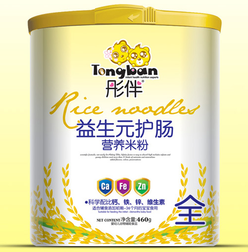 彤伴益生元護(hù)腸營養(yǎng)米粉桶裝