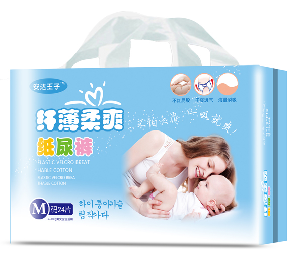 安達(dá)王子纖薄柔爽紙尿褲M