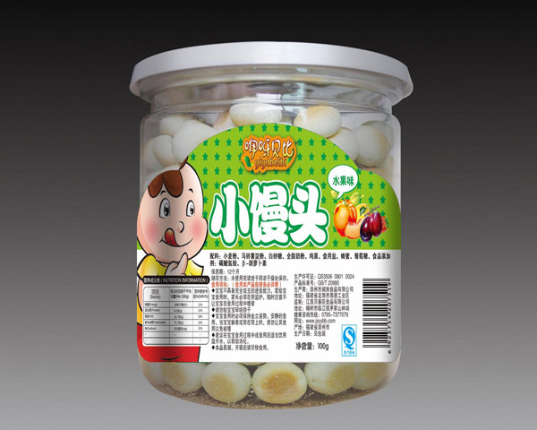 咿呀貝比蔬味小饅頭瓶裝