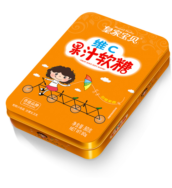 皇家寶貝維C果汁軟糖香橙果香味