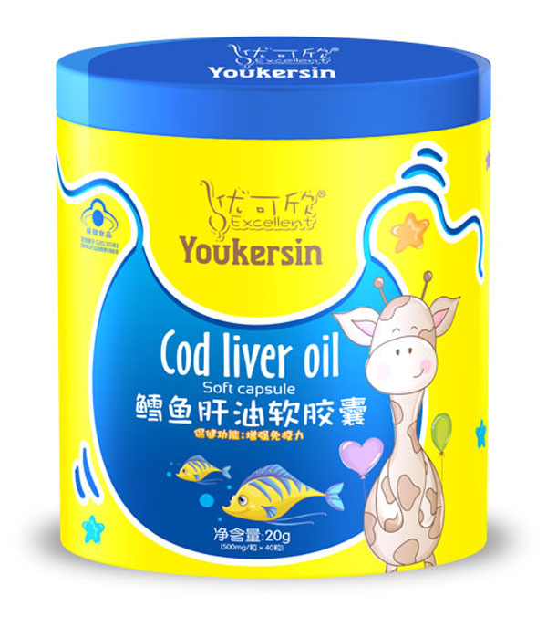 優(yōu)可欣軟膠囊糖果鐵聽(tīng)-鱈魚(yú)肝油