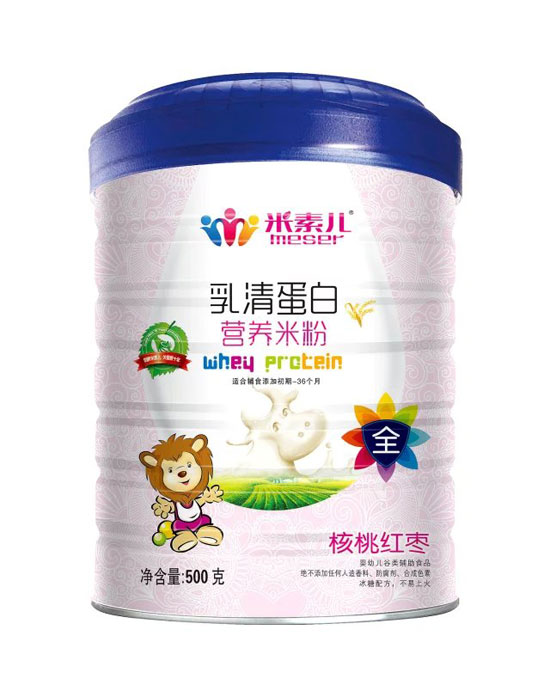 米素兒核桃紅棗乳清蛋白營(yíng)養(yǎng)米粉