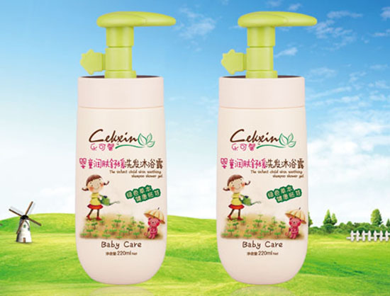 樂(lè)可馨嬰童潤(rùn)膚舒緩洗發(fā)沐浴露220ml