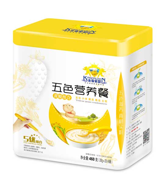 金盾愛嬰黃糧組合五色營(yíng)養(yǎng)餐罐裝
