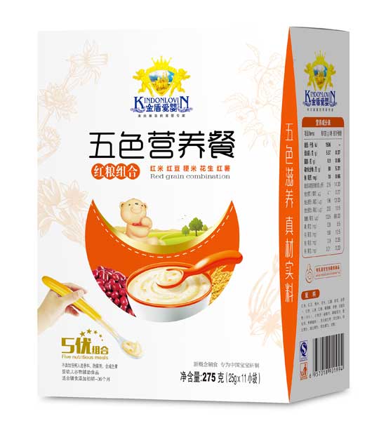 金盾愛嬰紅糧組合五色營(yíng)養(yǎng)餐