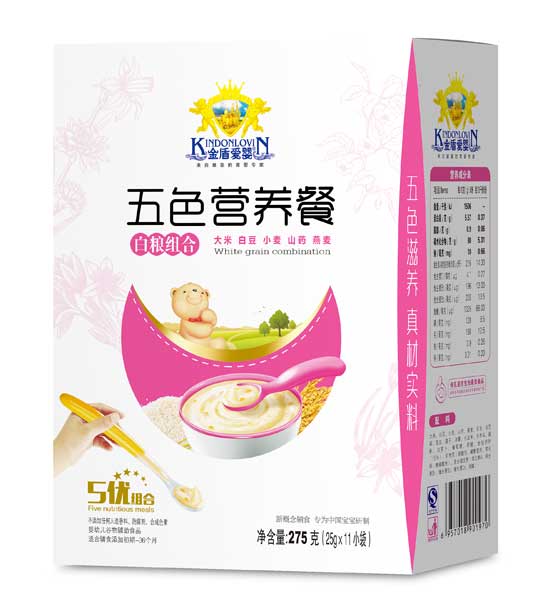 金盾愛嬰白糧組合五色營(yíng)養(yǎng)餐