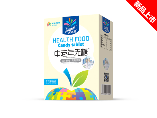 凡諾迪中老年無糖乳礦物鹽壓片糖果豎