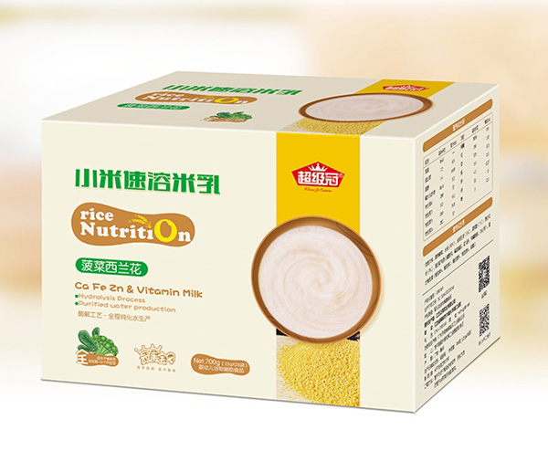 超級(jí)冠菠菜西蘭花小米速溶米乳