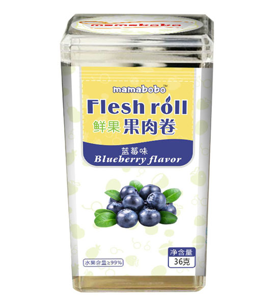 mamabobo藍(lán)莓味果肉卷