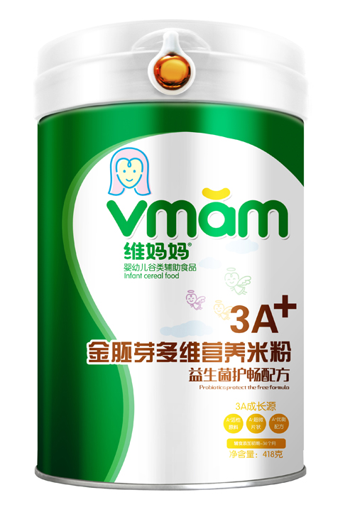 維媽媽益生菌護暢3A金胚芽營養(yǎng)米粉