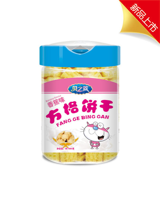 貝之籃香蕉味方格餅